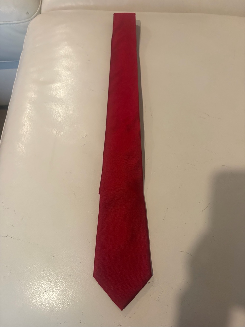Express Solid Red Men's Neck Tie